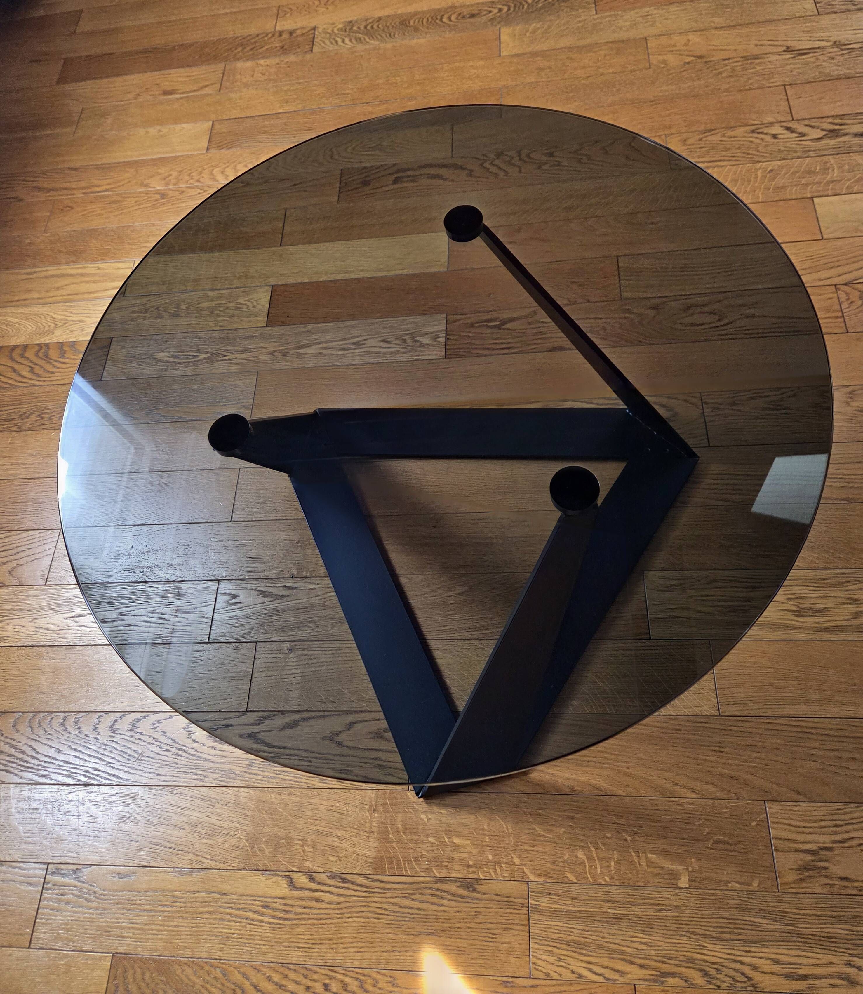 Table basse en verre