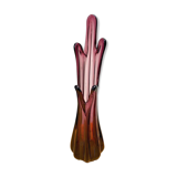 Soliflore vase in amethyst blown glass