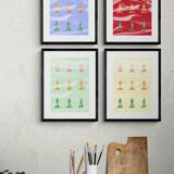 Illustration - Affiche A3 Military Collection Green 004