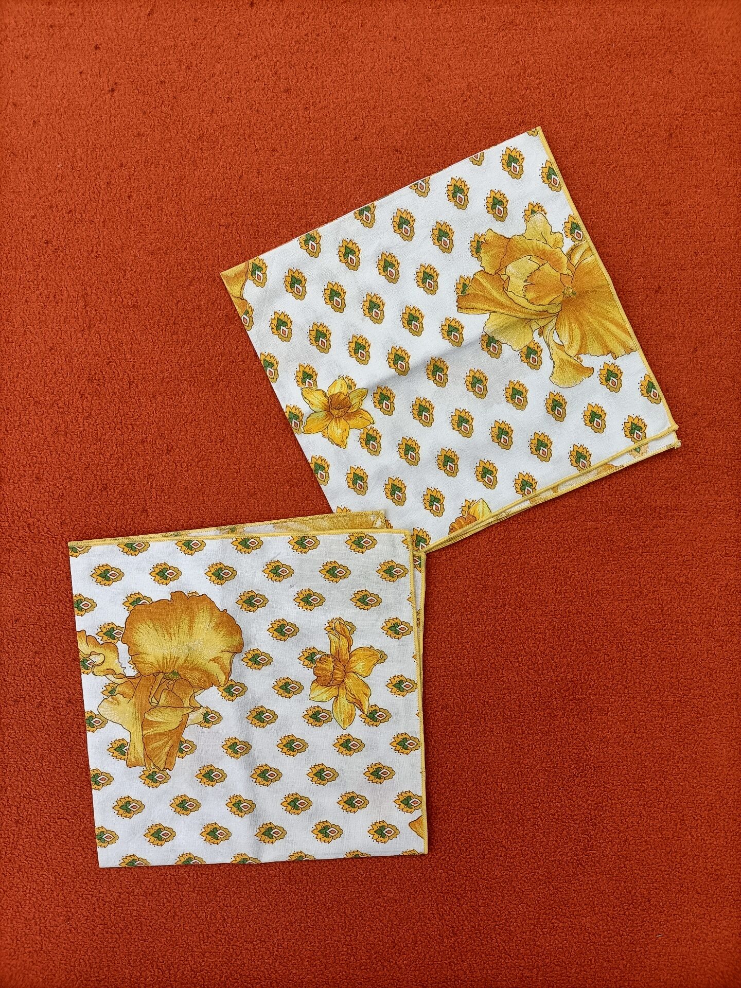 Ensemble de 2 Serviettes de table rétro