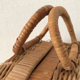 Vintage wicker case