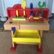 Child wooden workbench