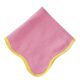 Serviette rose et jaune