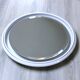 Large Round Vintage Ceramic Light Mirror Space Age 68cm - 1970s