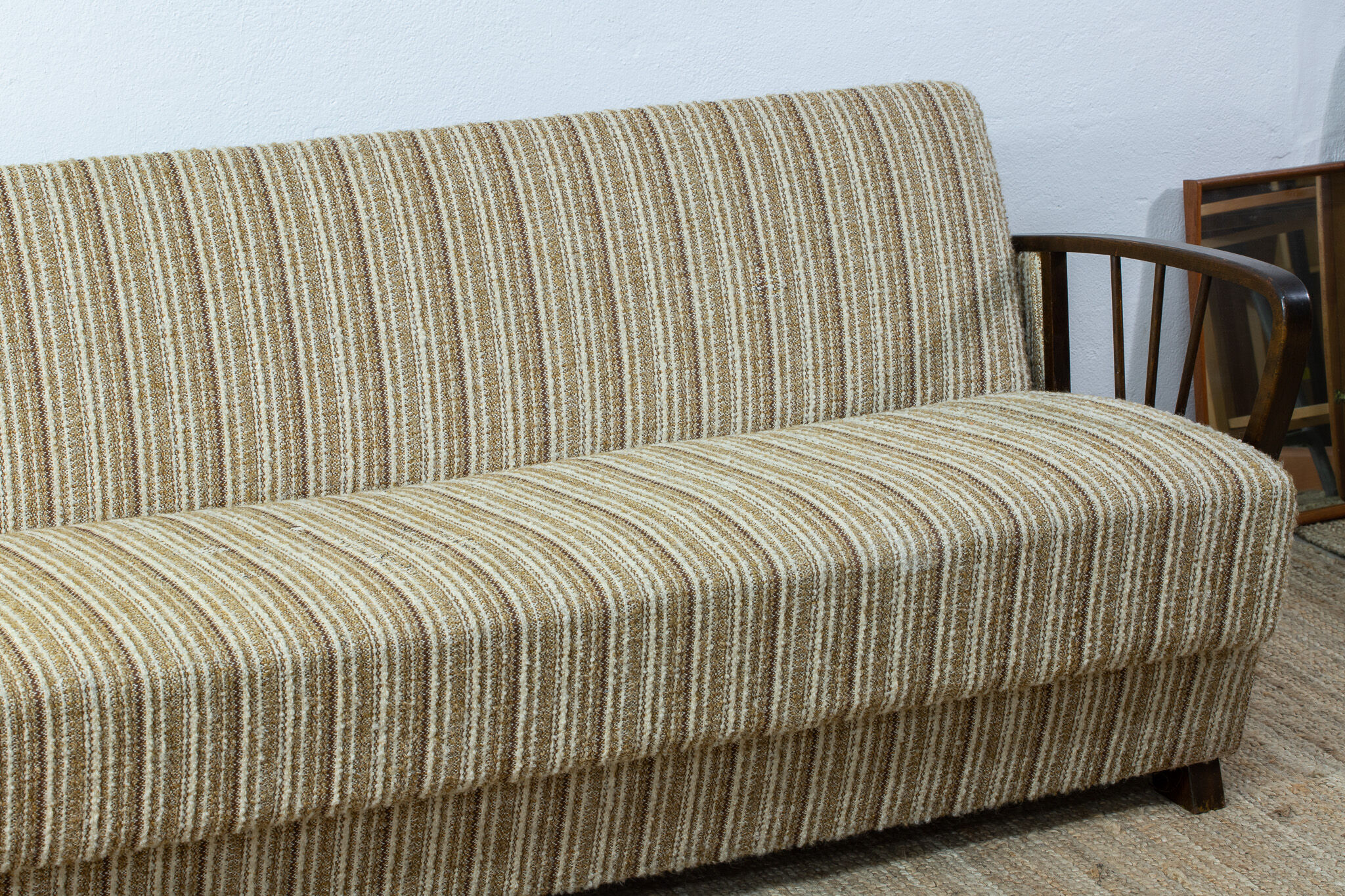 Vintage Scandinavian Sofa – 202 cm