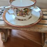 Digoin Sarreguemines tea cup fn 19th