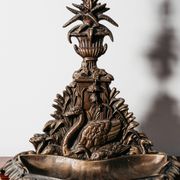Portaombrelli Art Nouveau in ottone Francia, anni '60 Vintage Design