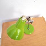 Lampe verte vintage orientable 70s