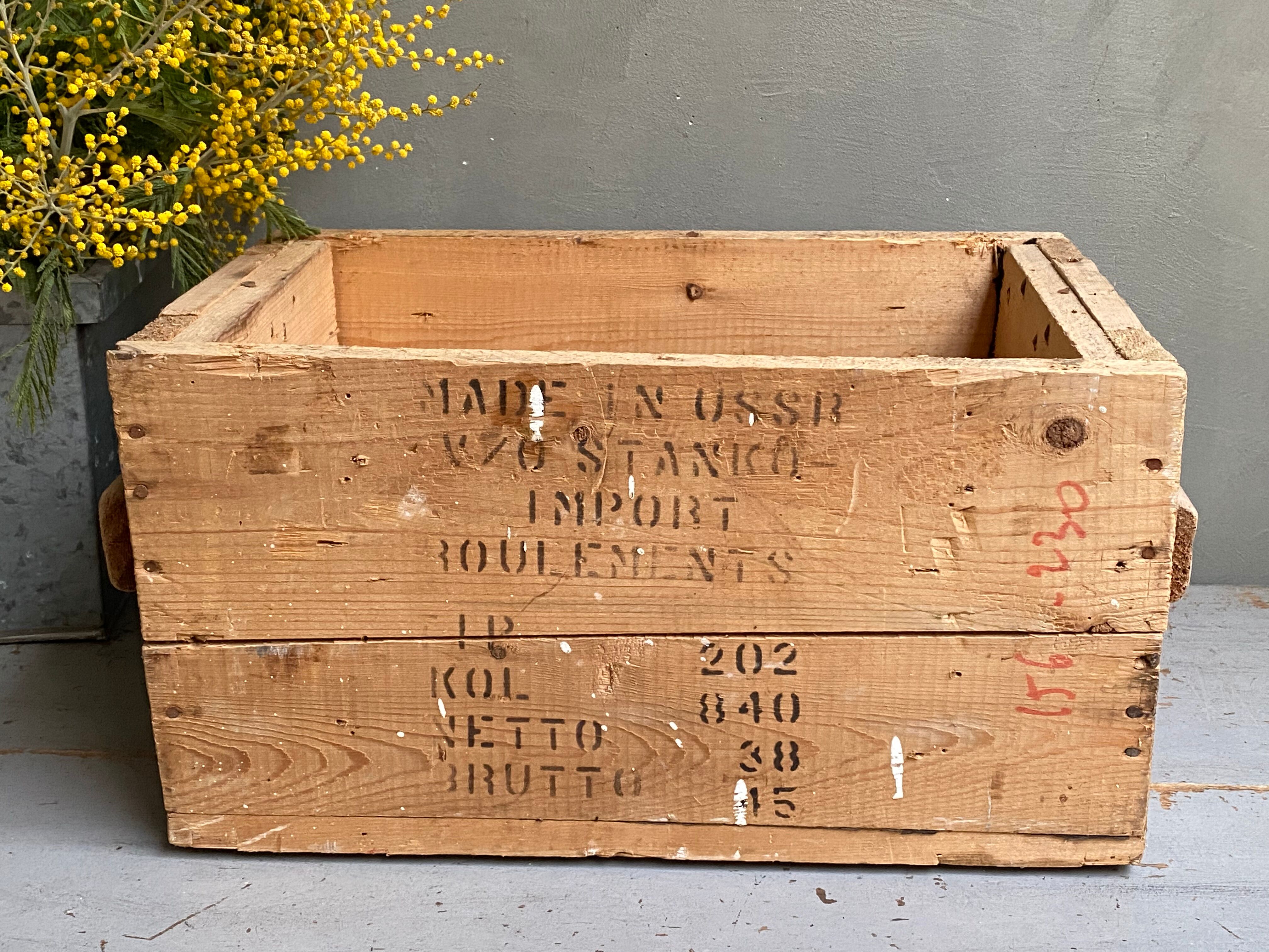Military wooden box
