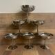 Vintage set of 6 beautifully crafted stainless steel bowls by Letang Remy.