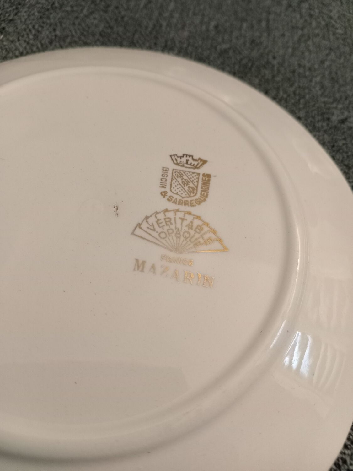 Set of vintage cups and saucers