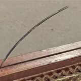 Console topped with an Empire-style mirror.