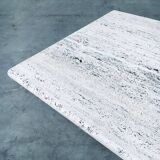 Italian Travertine Square Coffee Table, 1970s