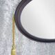 Art Deco oval mirror