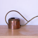 Copper and brass watering can