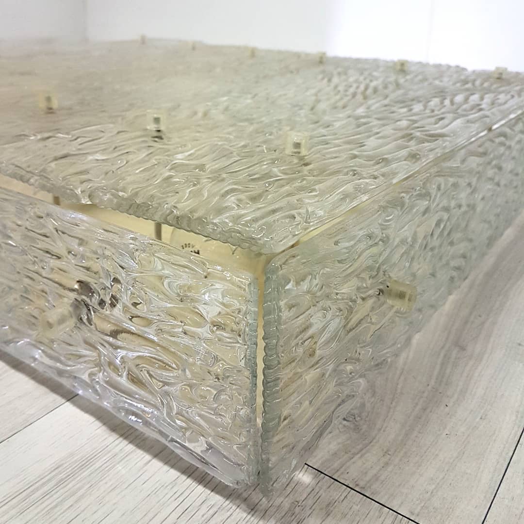 Large Heidelberg 62 ceiling lamp by Kalmar, Switzerland 1970s