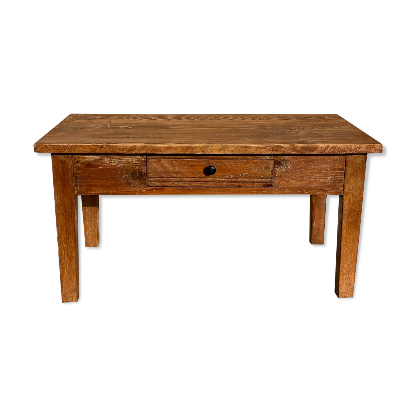 Table basse de ferme vintage en bois