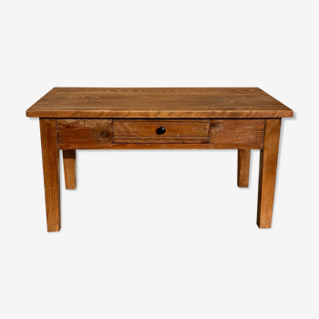 Table basse de ferme vintage en bois