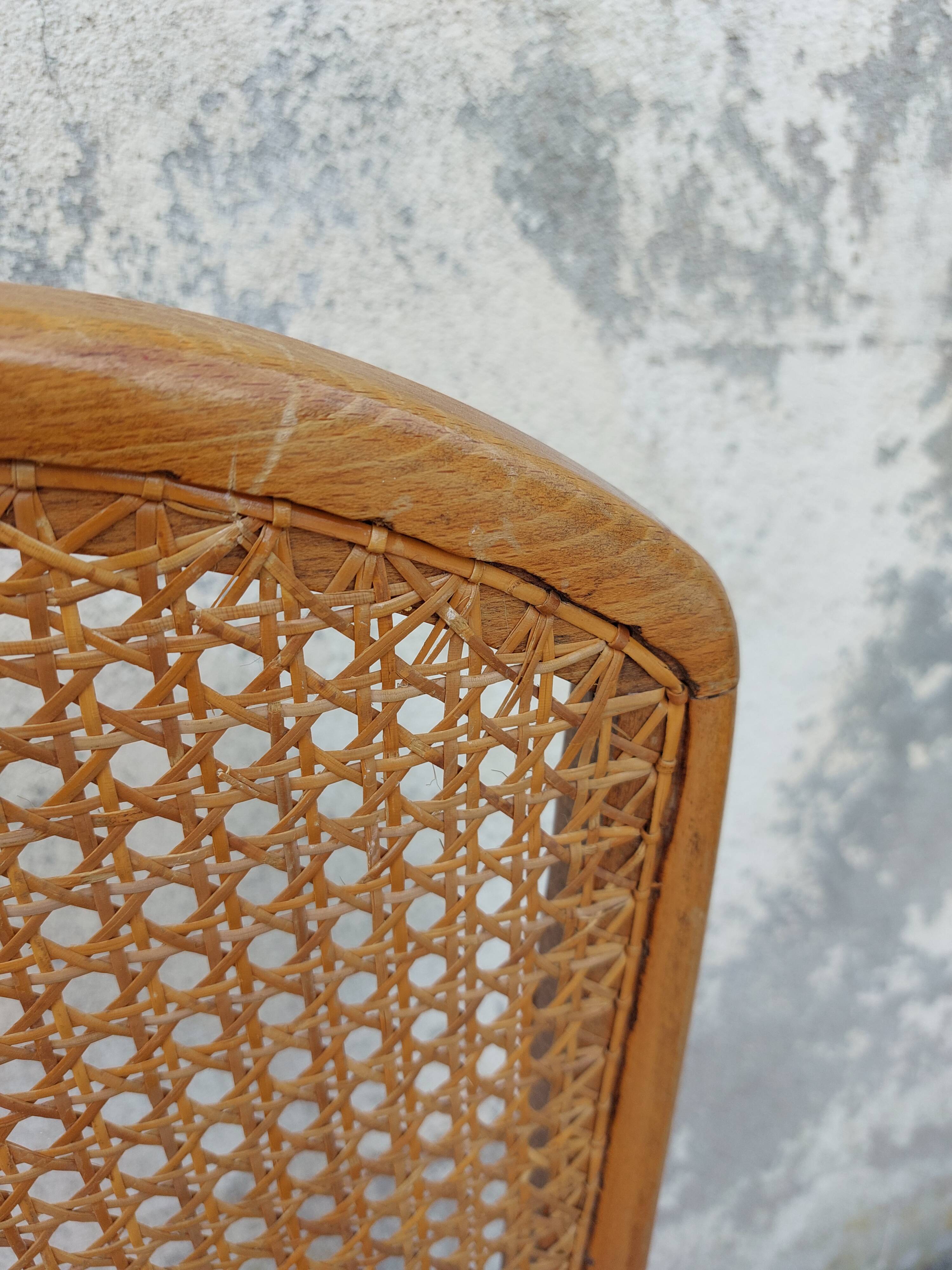 Children's chair in old canning 1950