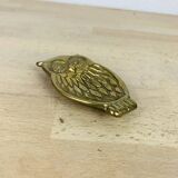 Pocket ring size owl/owl brass