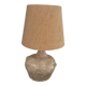 Handcrafted ceramic lamp signed ryes, 1960s