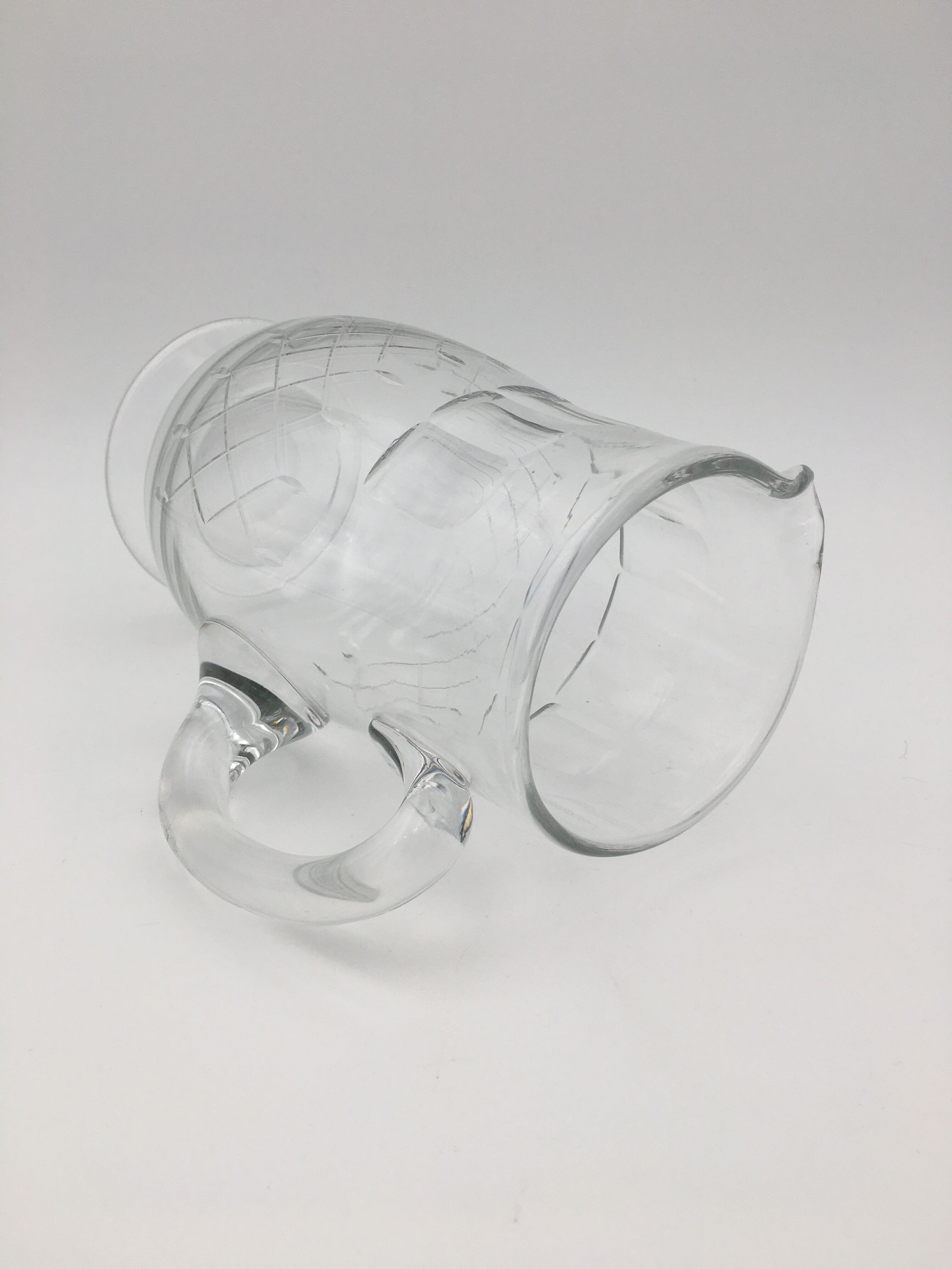 Pitcher in cut or crystal 1960