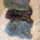 Natural sheep fur rug Dyreskinn