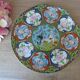 Vintage Japanese plate – Hand-painted cranes and flowers