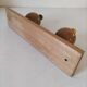 Vintage wooden children's coat rack