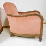 Pair of art deco armchairs