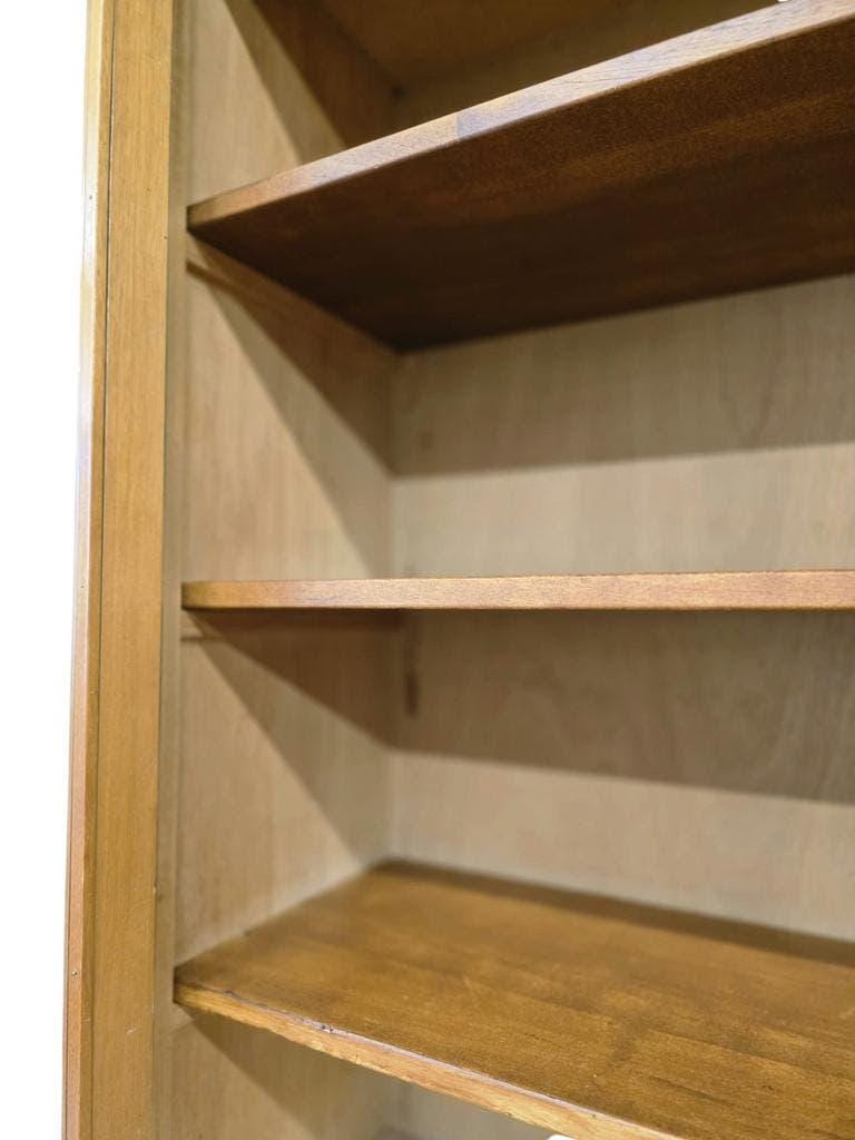 XL vintage wooden display cabinet / sideboard / wall unit