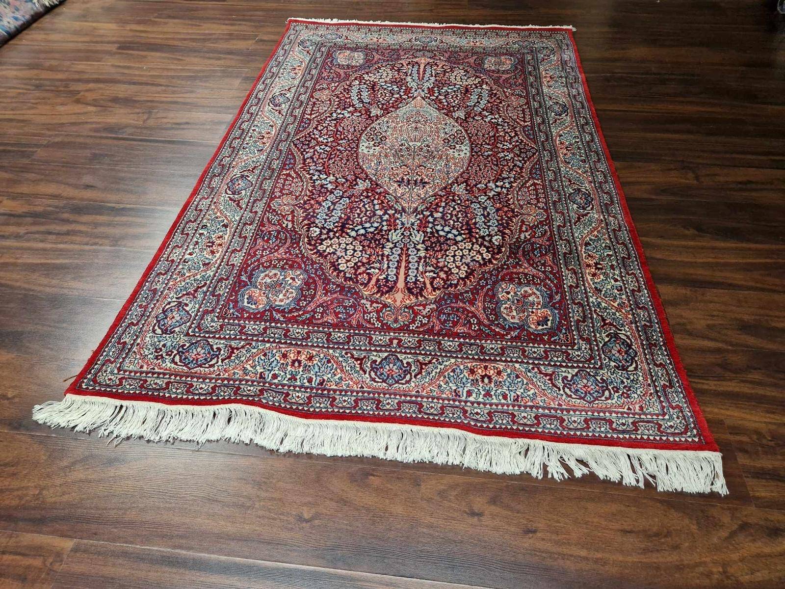 Vintage Tabriz Persian rug – hand-knotted, wool on cotton – after professional cleaning