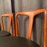 A set of four Juliane chairs by Johannes Andersen, Uldum Møbelfabrik, Denmark, 1960s.