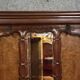 Large coat rack in Louis XV style, made of walnut and elm burl.