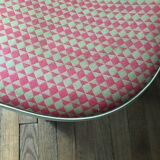 Rare La Fonda chair by George Nelson for Herman Miller. Original fabric by Alexander Girard