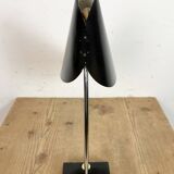 Vintage Black Table Lamp by Josef Hůrka for Napako, 1960s