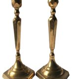 Solid brass candle holders