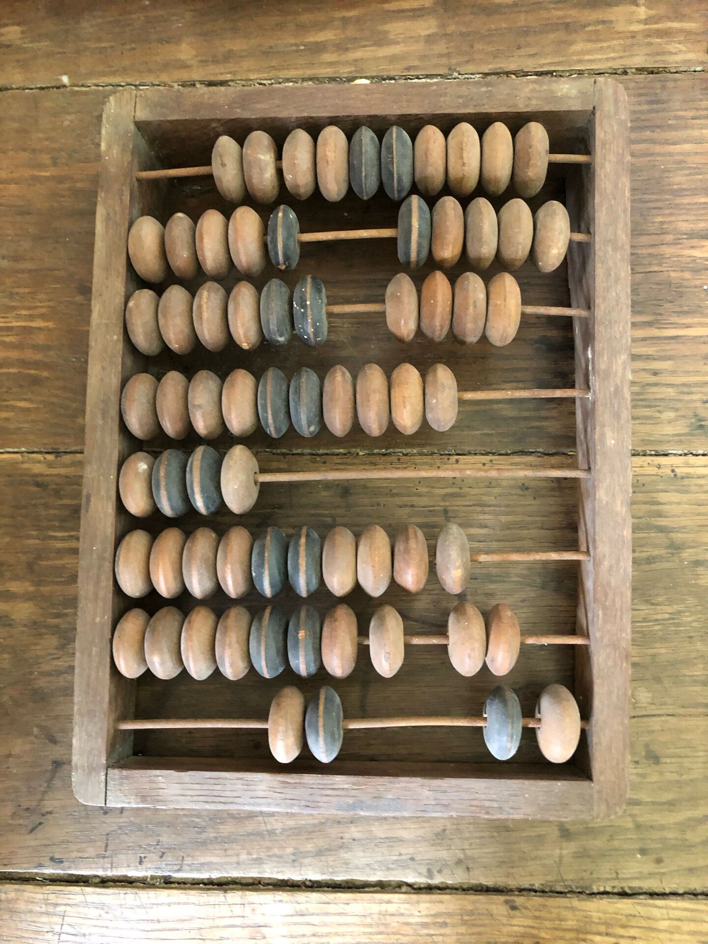 Wooden abacus