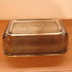 Black amber glass butter dish from lever