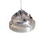 Suspension space-age en plastique bulle et aluminium