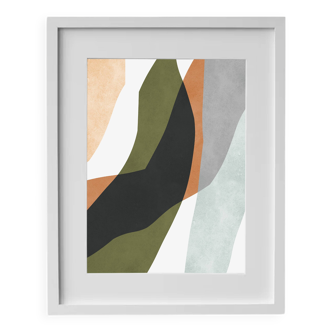 Handmade painting framed