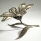 Metal ashtray in the shape of a flower, Sharp 1960s.