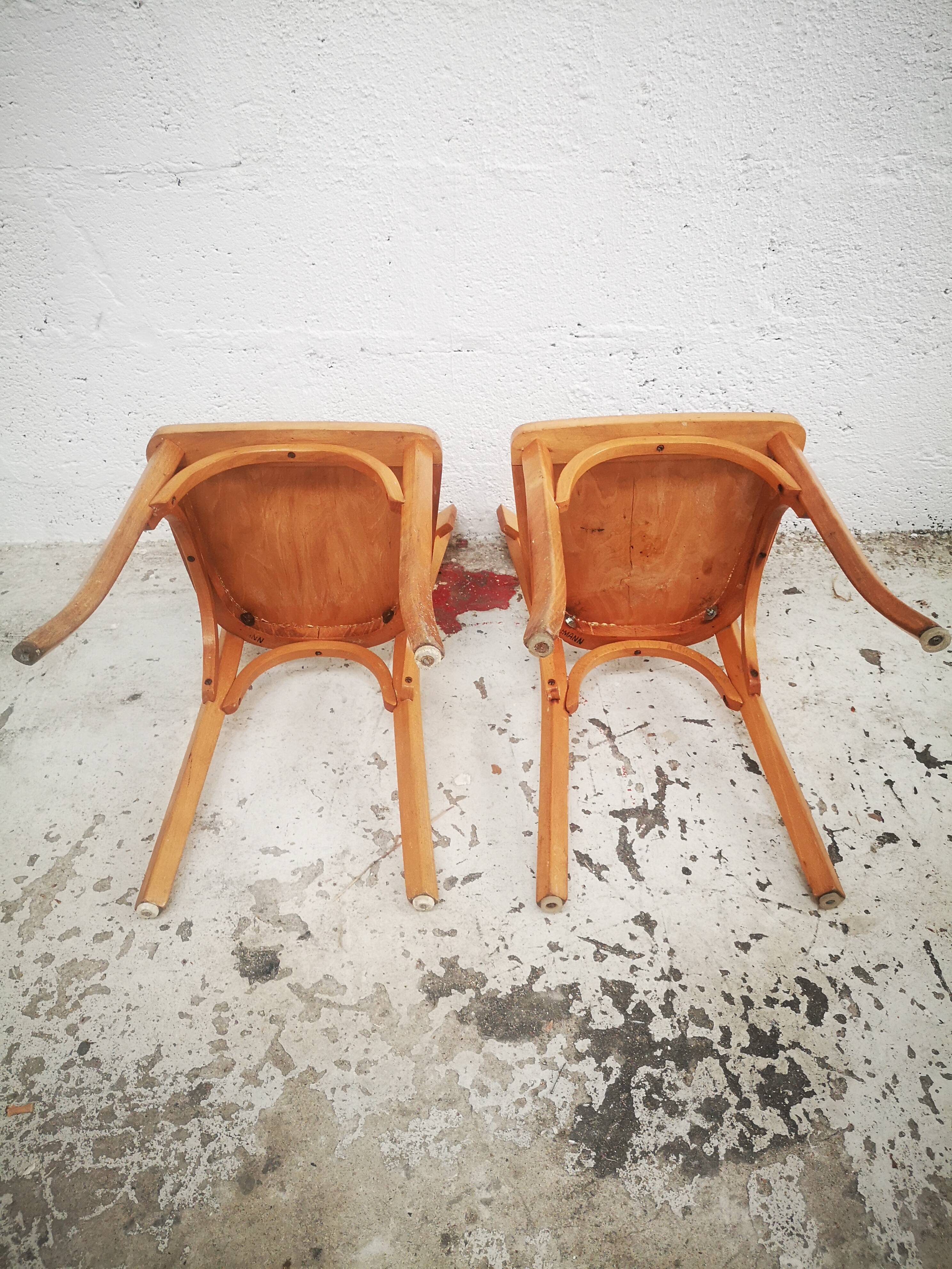 Pair of Baumann chairs