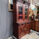 Library and buffet in antique Renaissance style. Beautiful sculptures. Solid oak. France. 19th century.