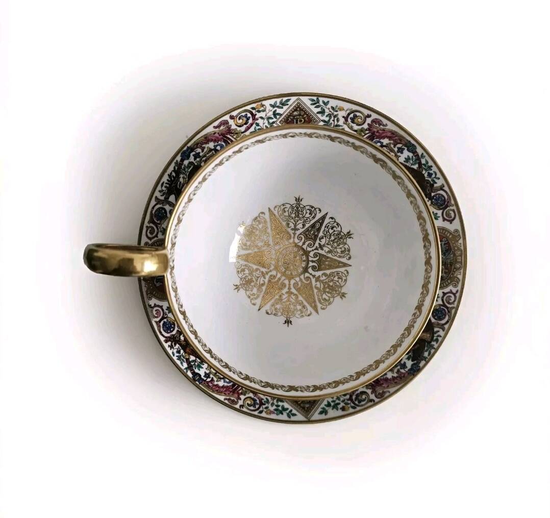Sèvres cup and saucer 1846