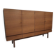 Danish vintage Scandinavian teak highboard XL