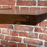 Teak veneer table with extensions