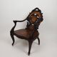 Fauteuil 19ème siècle de style "Forêt Noire"