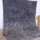 Blue Handmade Beni merirt Rug 258 x 305 cm - Abstract Wool Rug - Berber Rug