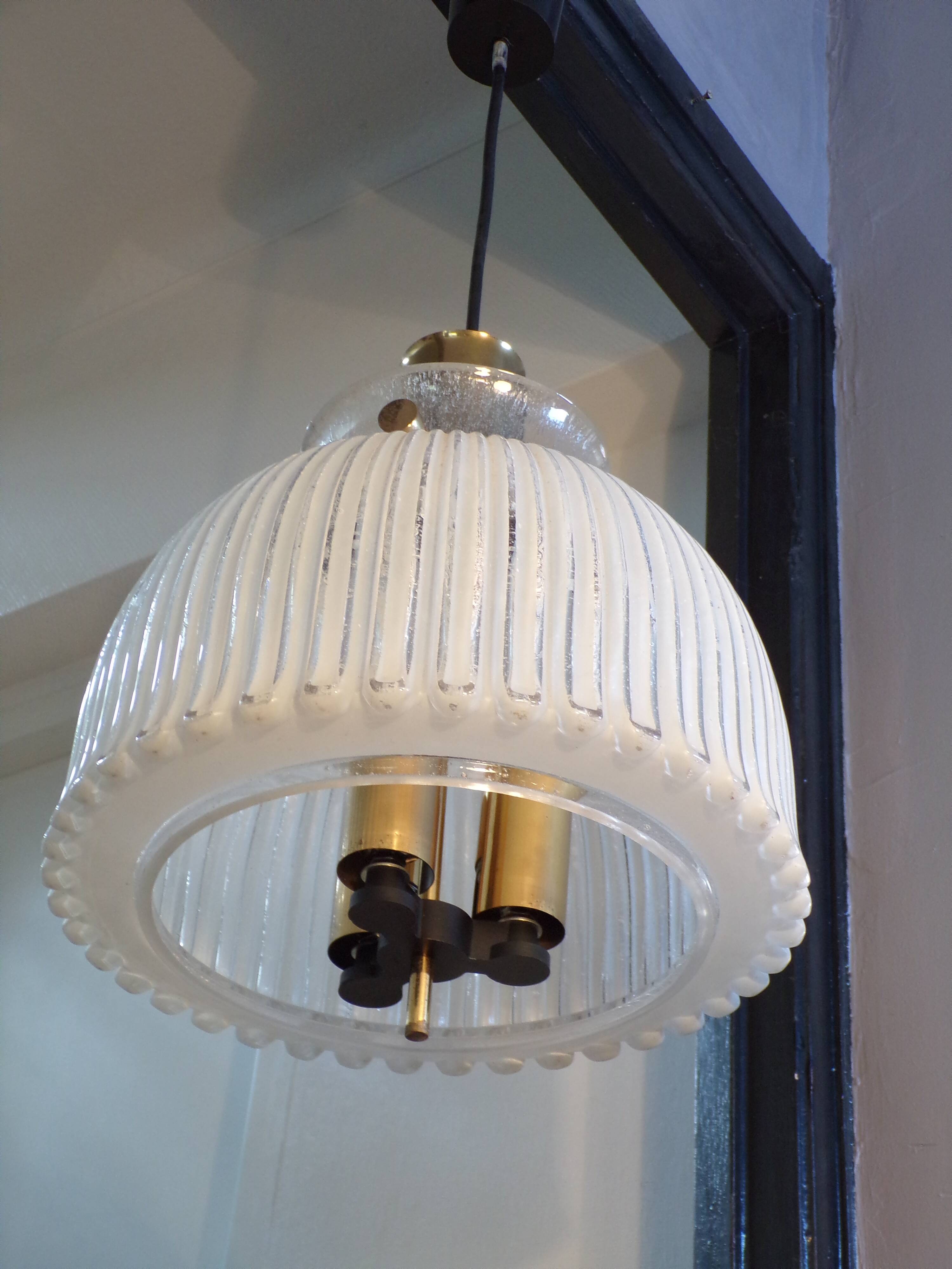 Limburg glass flower pendant light